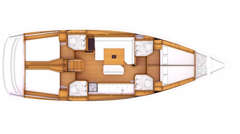 Photo #2 - Sun Odyssey 479 - 4 cab. (Azzurra) en Scarlino - 32806