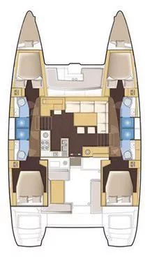 Lagoon 450 - 4 + 2 cab. (Baccarat)  - 1