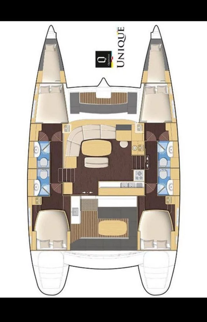 Lagoon 440 - 4 + 2 cab. (Unique)  - 1