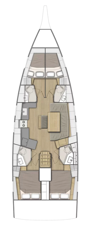 Oceanis 46.1 - 4 cab. (Pamina)  - 1