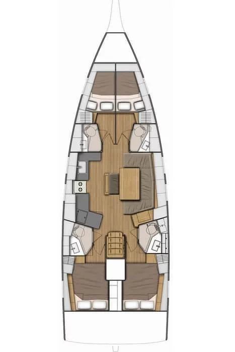 Oceanis 46.1 - 4 cab. (Blue Satellite)  - 1