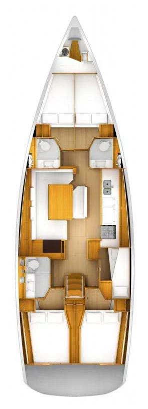 Sun Odyssey 519 - 5 + 1 cab. (Bianca Lady Gio)  - 6