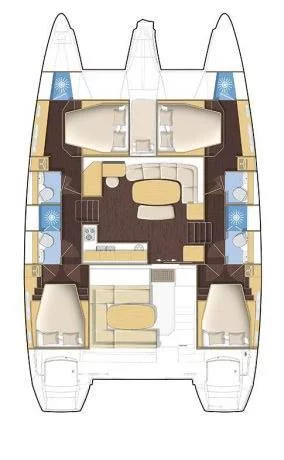 Lagoon 420 - 4 + 1 cab. (Vegas)  - 1