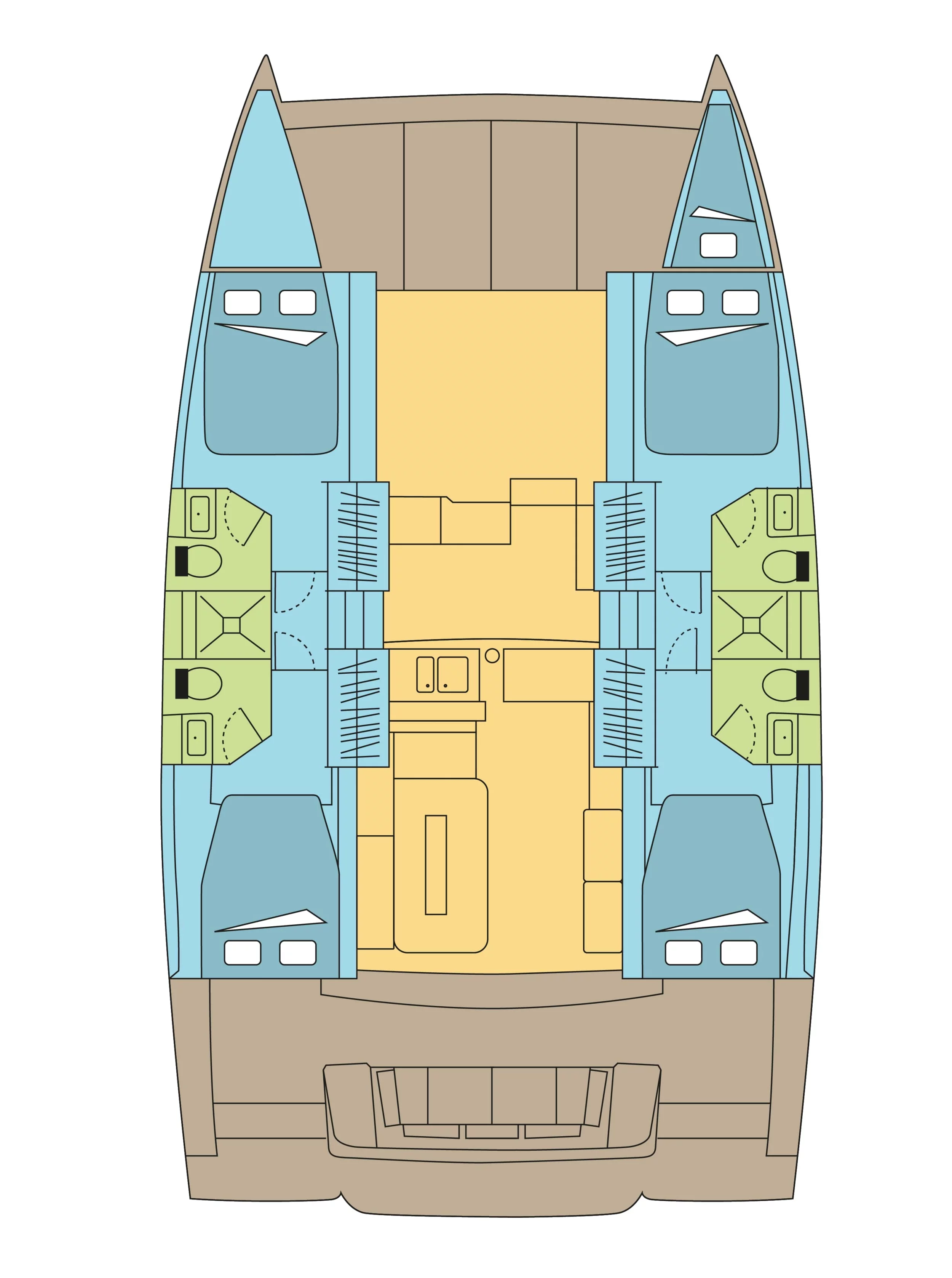 Bali 4.2 - 4 + 1 cab. (Le Grand Bleu)  - 1