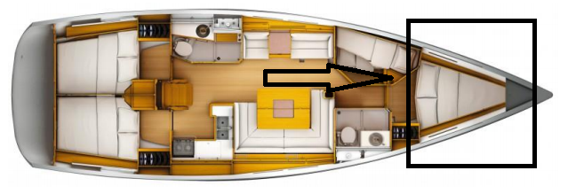 Photo #6 - Sun Odyssey - DOUBLE CABIN (Sailing school - double cabin) in Trogir - 33355
