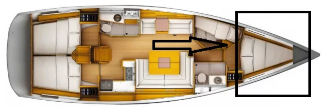 Sun Odyssey - DOUBLE CABIN (Sailing school - double cabin)  - 5