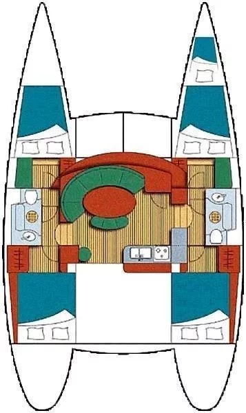 Lagoon 380 - 4 + 1 cab. (Queen Mia)  - 1