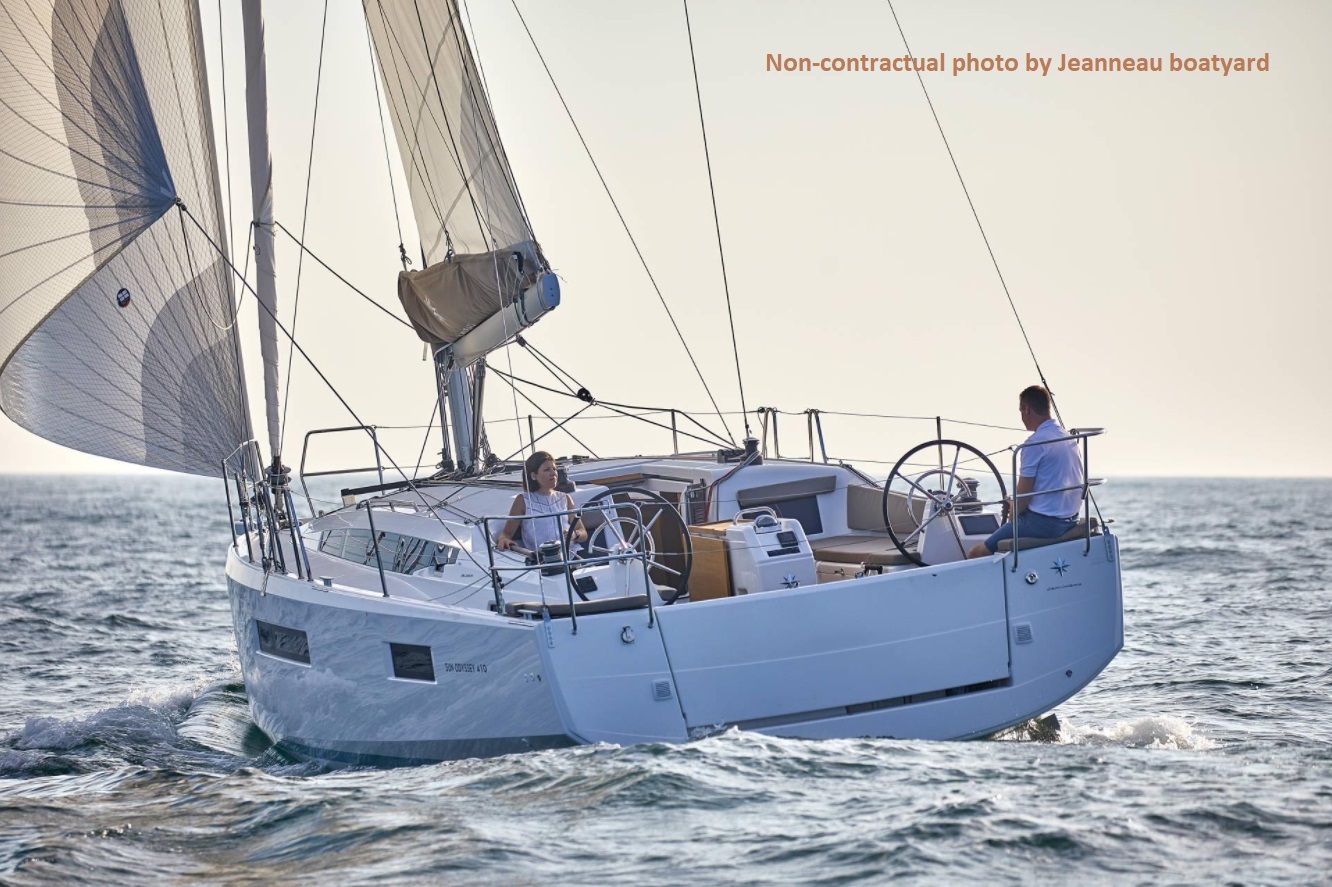 Photo #4 - Sun Odyssey 410 - 3 cab. (MELITI) en Lefkada - 33634
