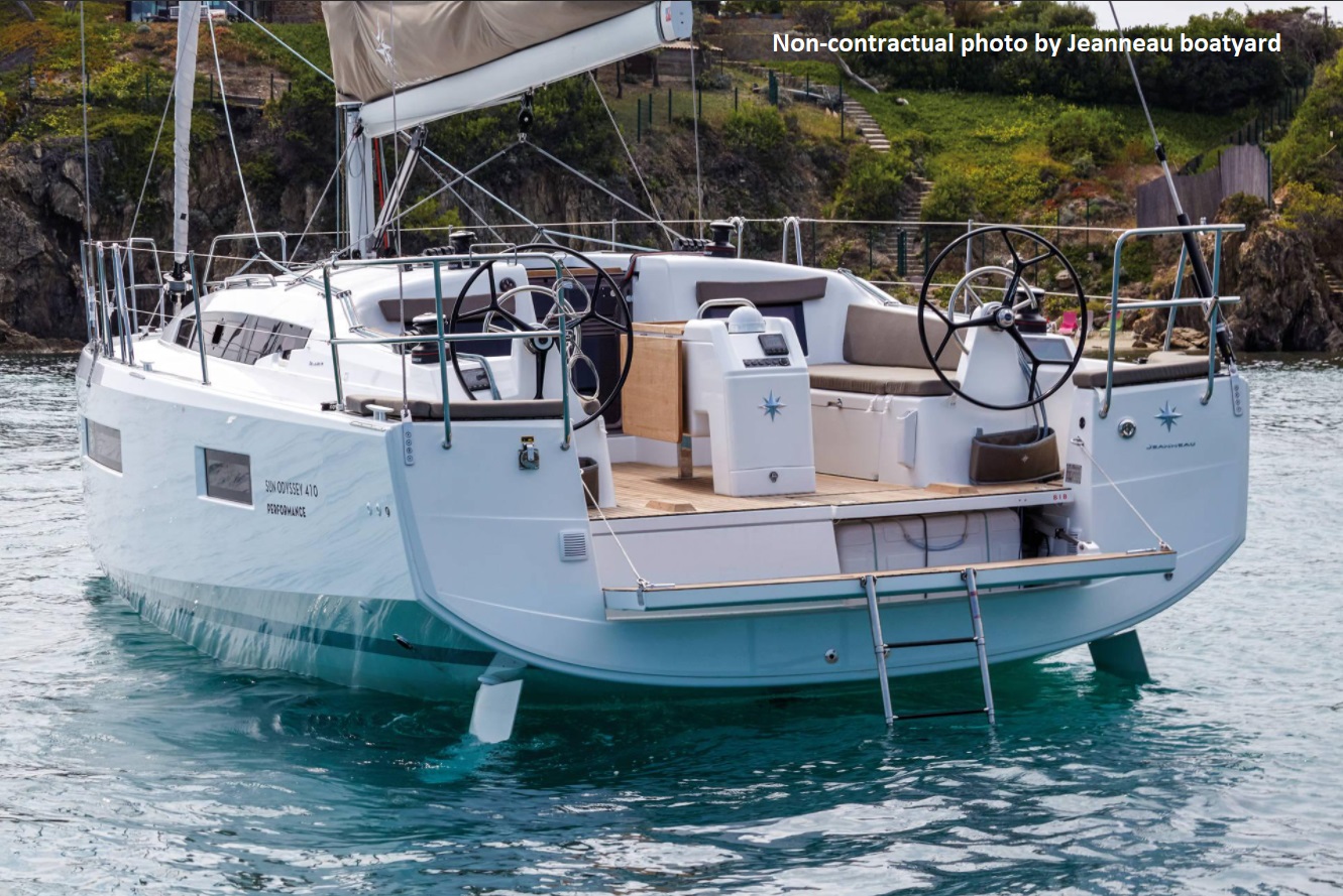 Photo #5 - Sun Odyssey 410 - 3 cab. (MELITI) en Lefkada - 33634