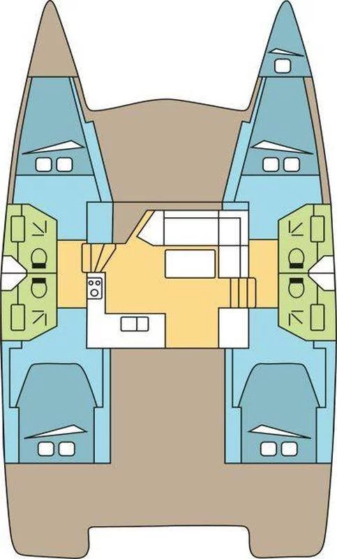 Fountaine Pajot Isla 40 - 4 + 1 cab. (QUARDA JEEPI)  - 1