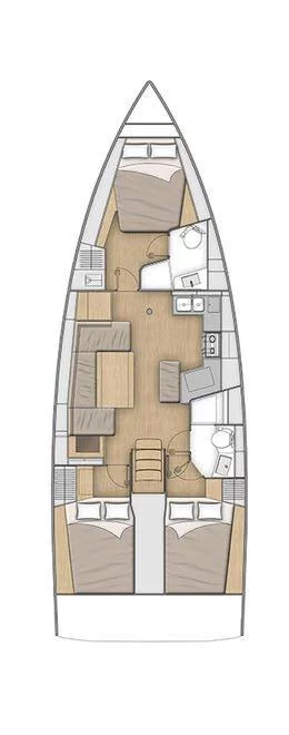 Oceanis 40.1 - 3 cab. (Christine)  - 23