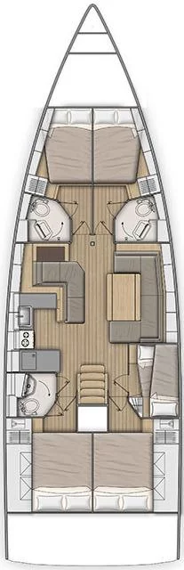 Oceanis 51.1 (Panda II)  - 1