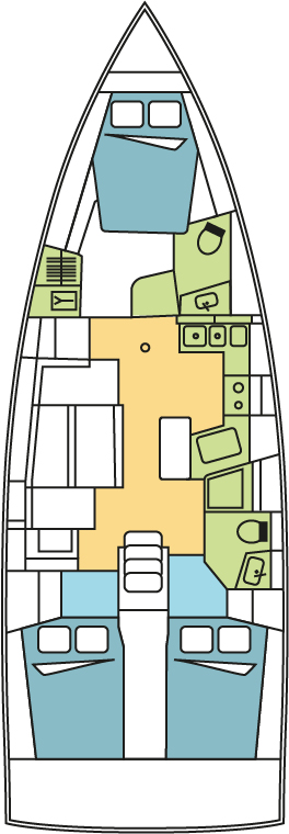 Photo #2 - Oceanis 40.1 - 3 cab. (PACHA KAMAQ) en Trogir - 33871