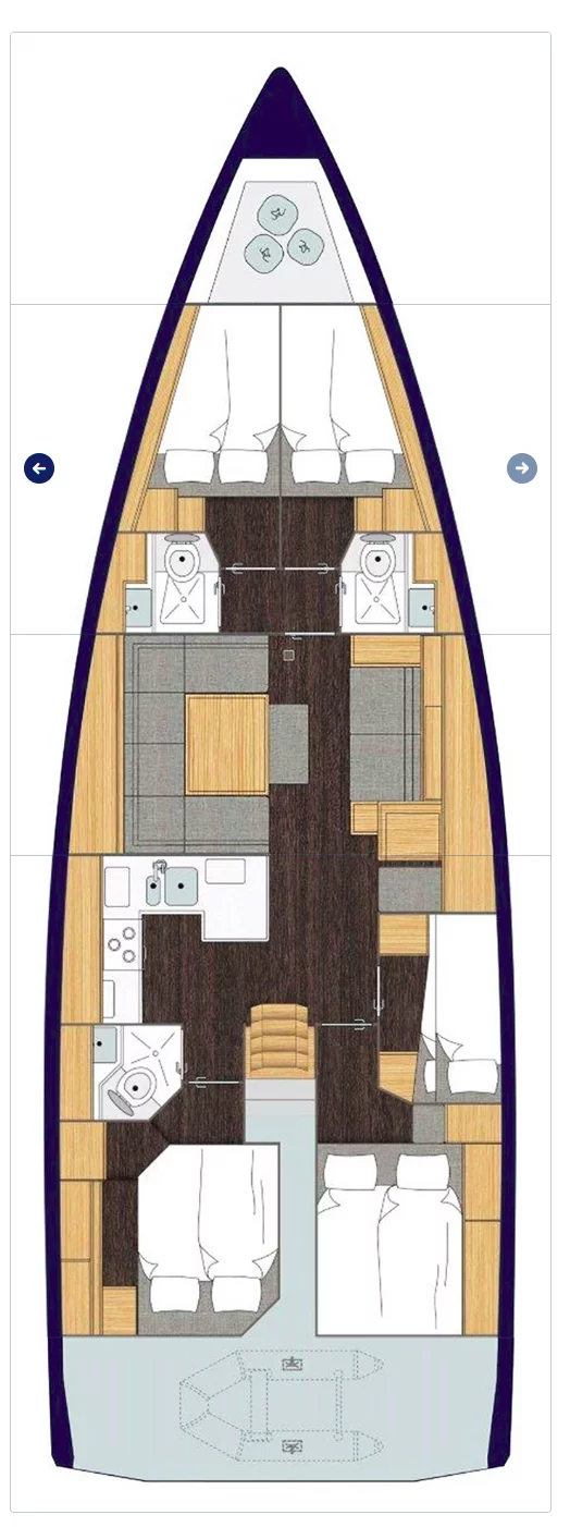 Bavaria C50 Holiday - 5 cab. (Size Matters)  - 5