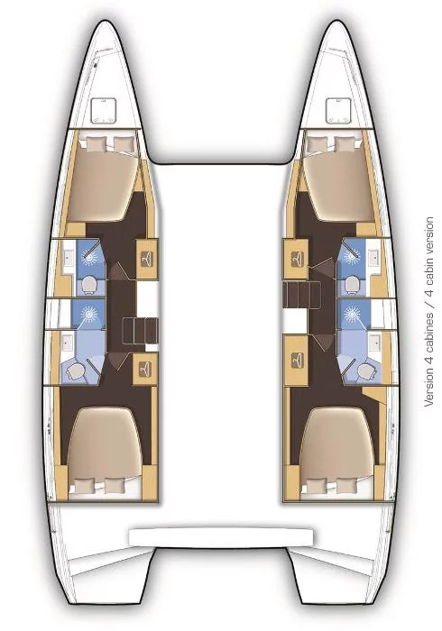 Lagoon 42 - 4 + 2 cab. (Aeolian Breeze)  - 1
