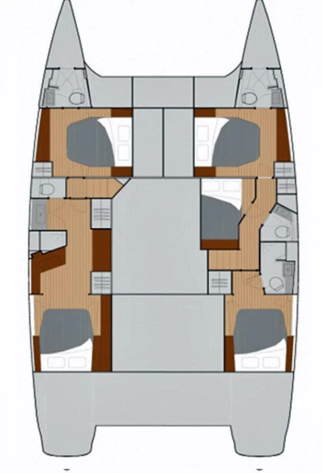 Fountaine Pajot Saba 50 - 5 cab. (Singing Winds)  - 1