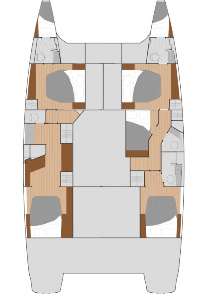 Photo #2 - Fountaine Pajot Saba 50 - 5 + 2 cab. (Soleil Rae) en Road Town - 34046