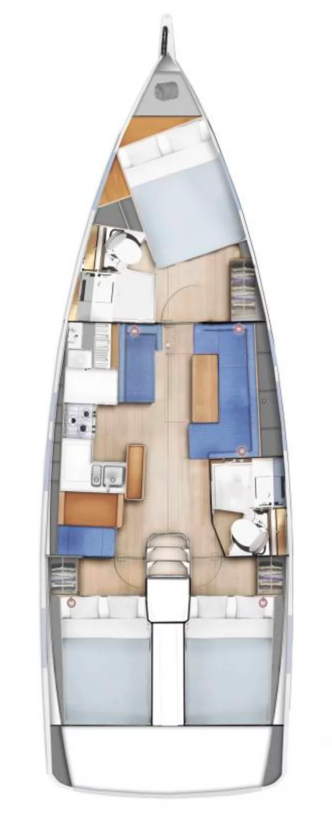 Sun Odyssey 410 - 3 cab. (Alaska)  - 1