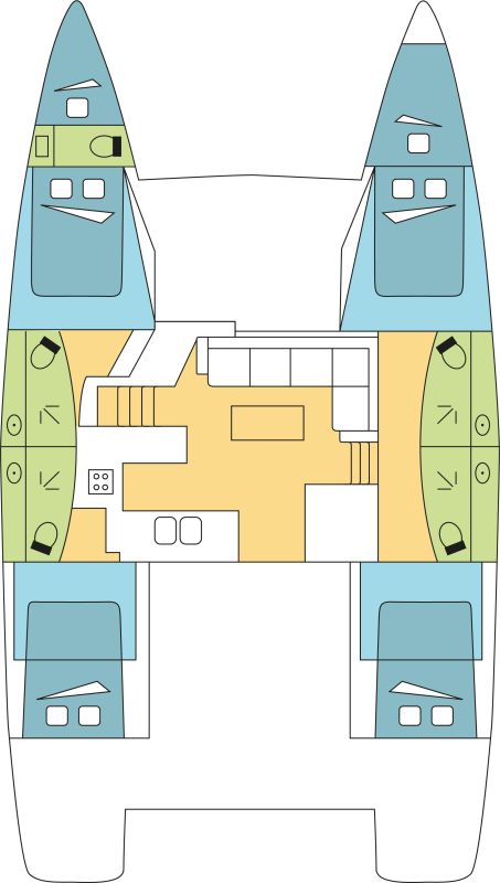 Photo #2 - Fountaine Pajot Elba 45 - 4 + 2 cab. (O'NEIRO) in Athen - 34178