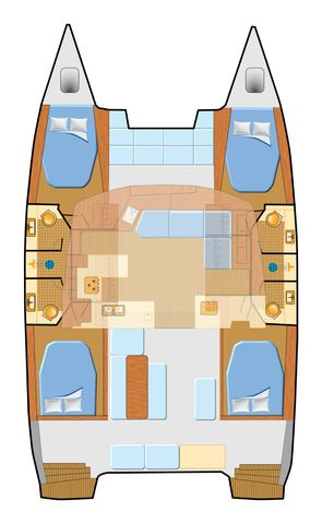 Photo #2 - Fountaine Pajot Astrea 42 (Arisa) in Rogoznica - 34211