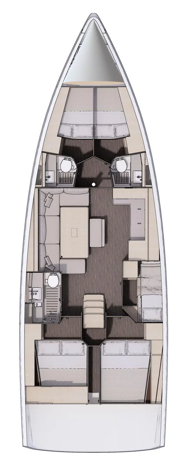 Dufour 470 - 5 cab. (Chill Course)  - 1