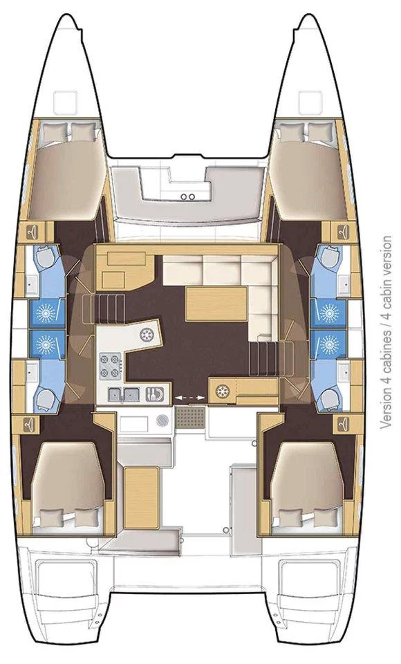 Lagoon 450 S (Vamos Elli)  - 1