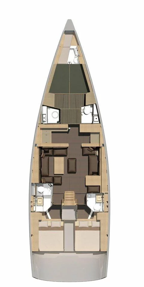 Dufour 56 Exclusive - 4 + 1 cab. (Euphoria Planet)  - 1