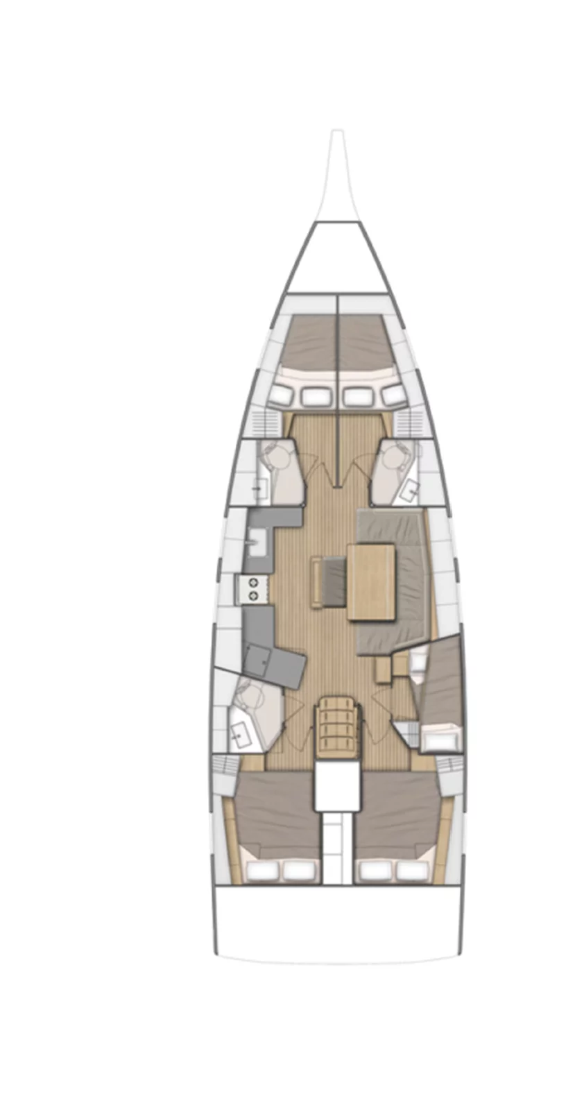 Oceanis 46.1 (Mary Too)  - 1
