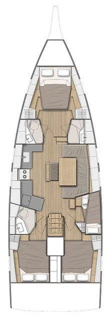 Oceanis 46.1 - 4 cab. (Maya)  - 1