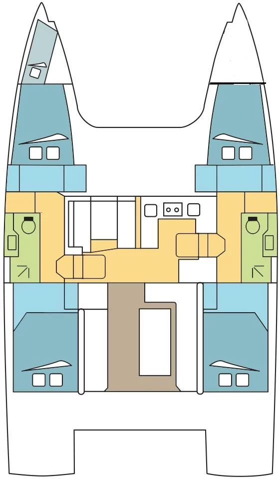 Nautitech 40 Open - 4 + 1 cab. (KRIBI)  - 1