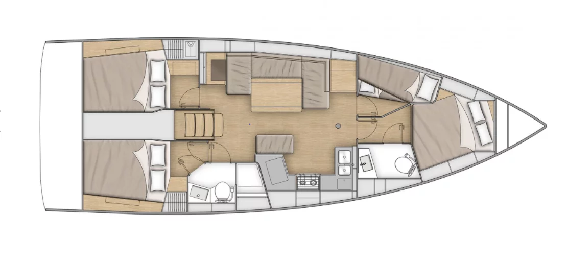 Oceanis 40.1 (Roza)  - 20
