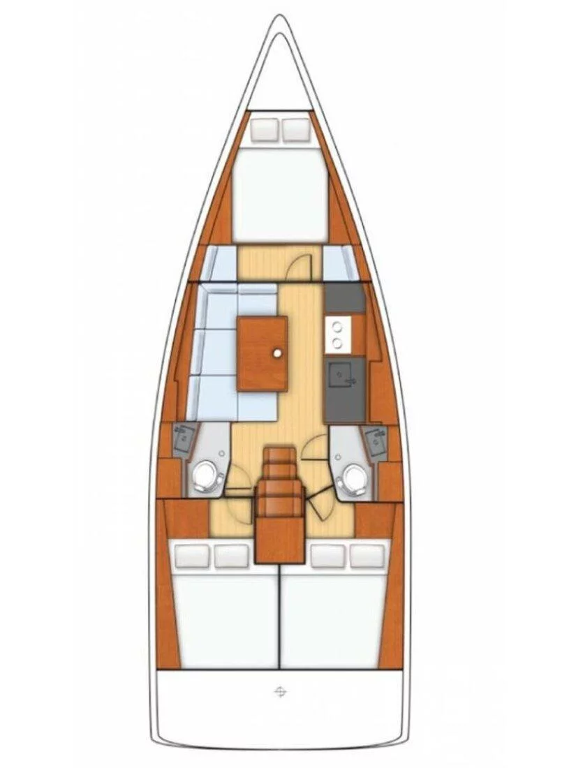 Oceanis 38.1 (Bellagio)  - 1