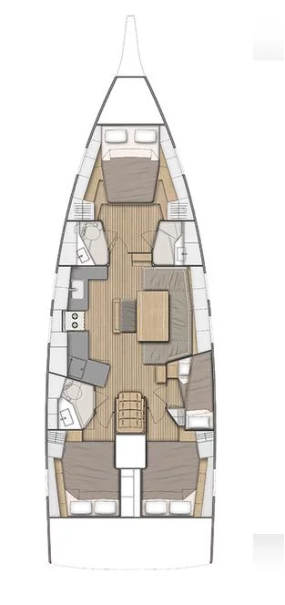 Oceanis 46.1 First Line - 4 cab. (Naima)  - 1