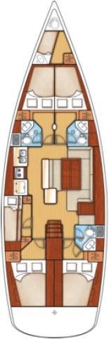 Photo #2 - Oceanis 50 Family - 5 + 1 cab. (La Stella) in Trogir - 34561
