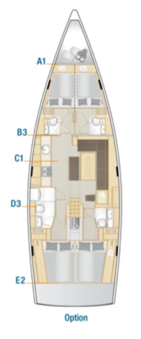 Hanse 508 (Evelyn)  - 1