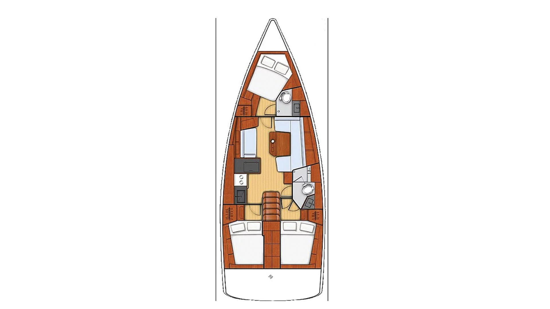 Oceanis 41.1 (Tikal II)  - 1