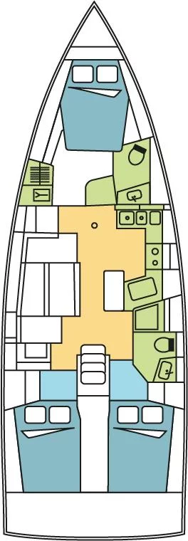 Oceanis 40.1 - 3 cab. (NUVOLA)  - 1