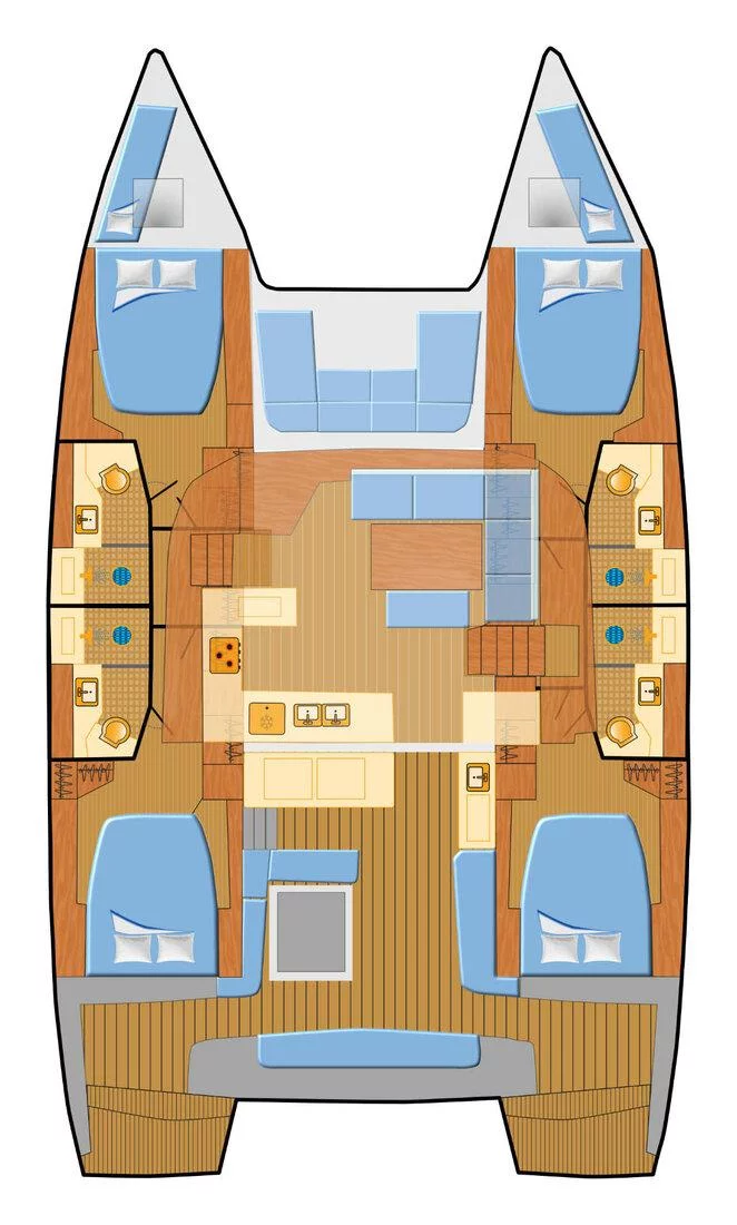 Lagoon 46 - 4 + 2 cab. (Voyager)  - 1