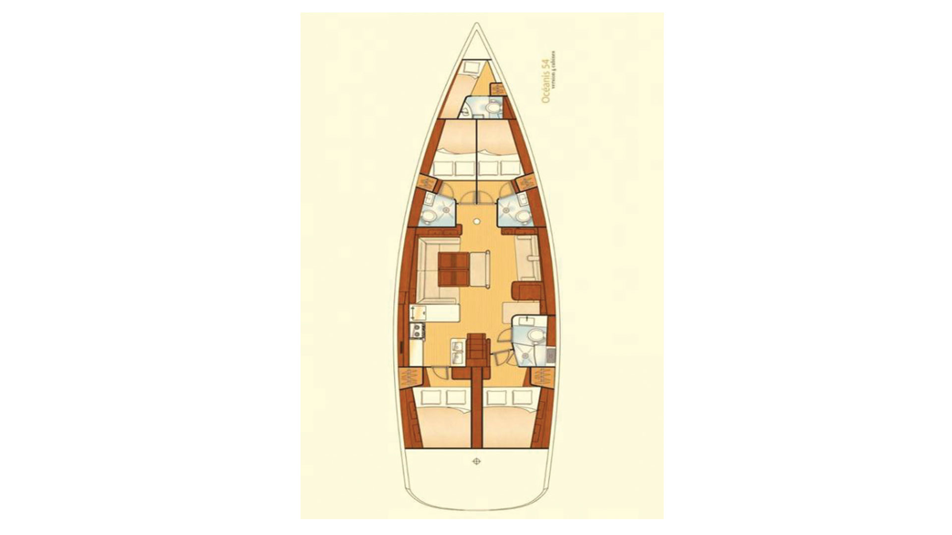 Photo #2 - Oceanis 54 - 4 + 1 cab. (Alex) en Lefkada - 34680
