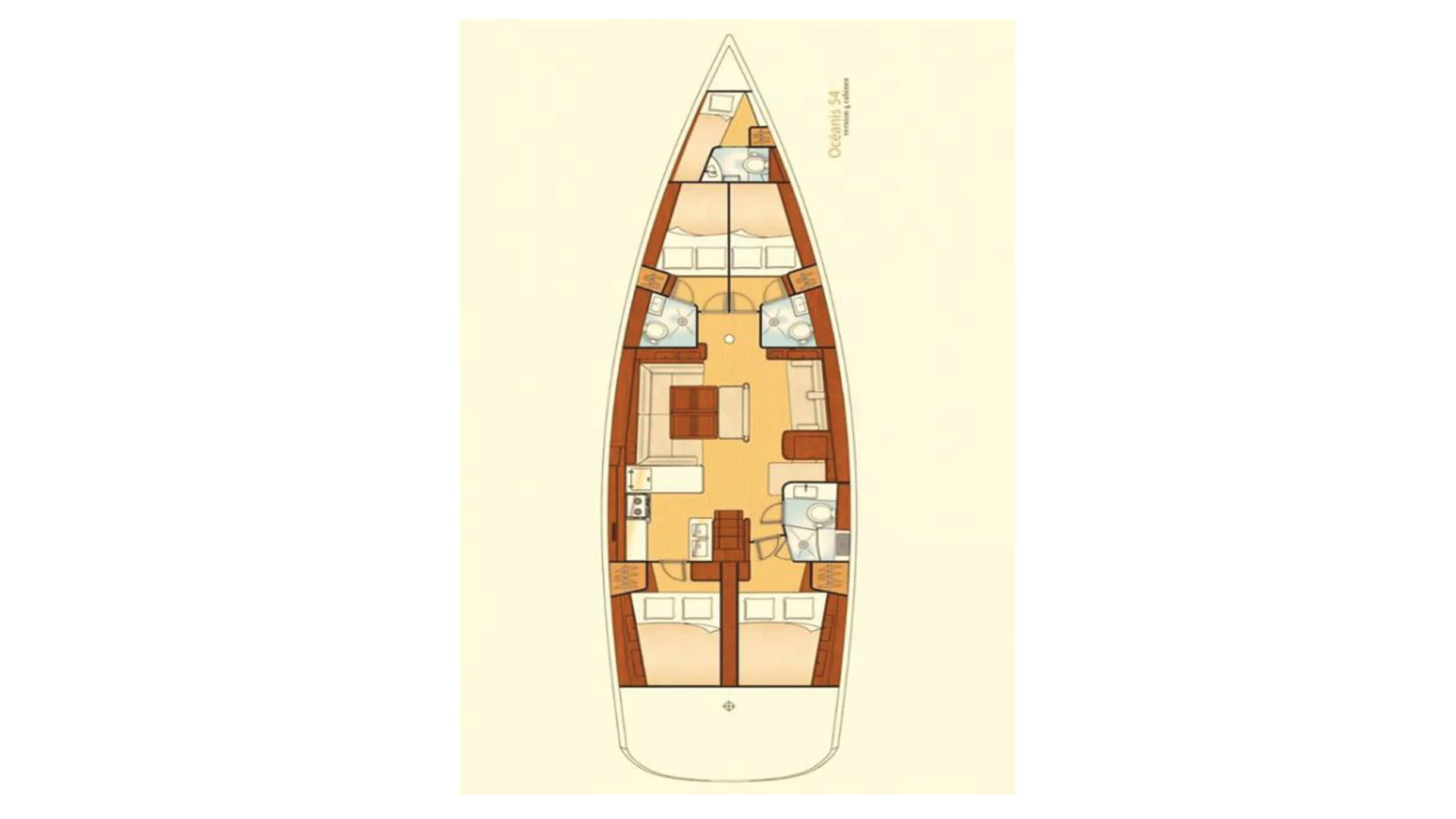Oceanis 54 - 4 + 1 cab. (Alex)  - 1