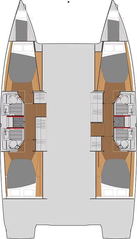 Fountaine Pajot Astrea 42 - 4 + 2 cab. (Nou Nou 1)  - 1