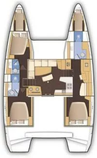 Lagoon 42 - 3 + 2 cab. (Serenity)  - 1