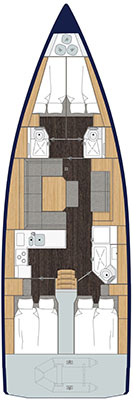Photo #2 - Bavaria C45 - 4 cab. (ECONOMY) en Paleros - 34976