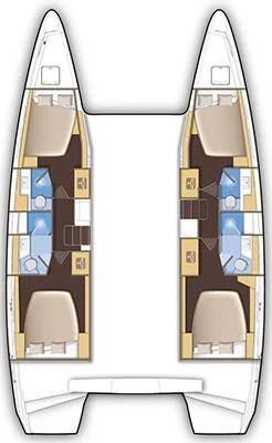 Lagoon 42 - 4 + 2 cab. (ECONOMY)  - 1