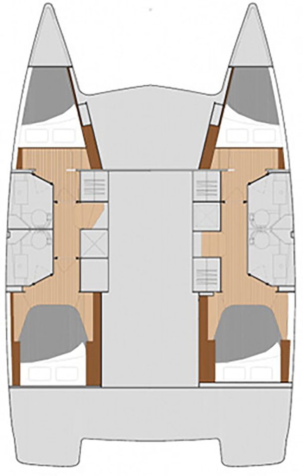 Photo #2 - Fountaine Pajot Lucia 40 - 4 cab. (ECONOMY) en Portisco - 35062