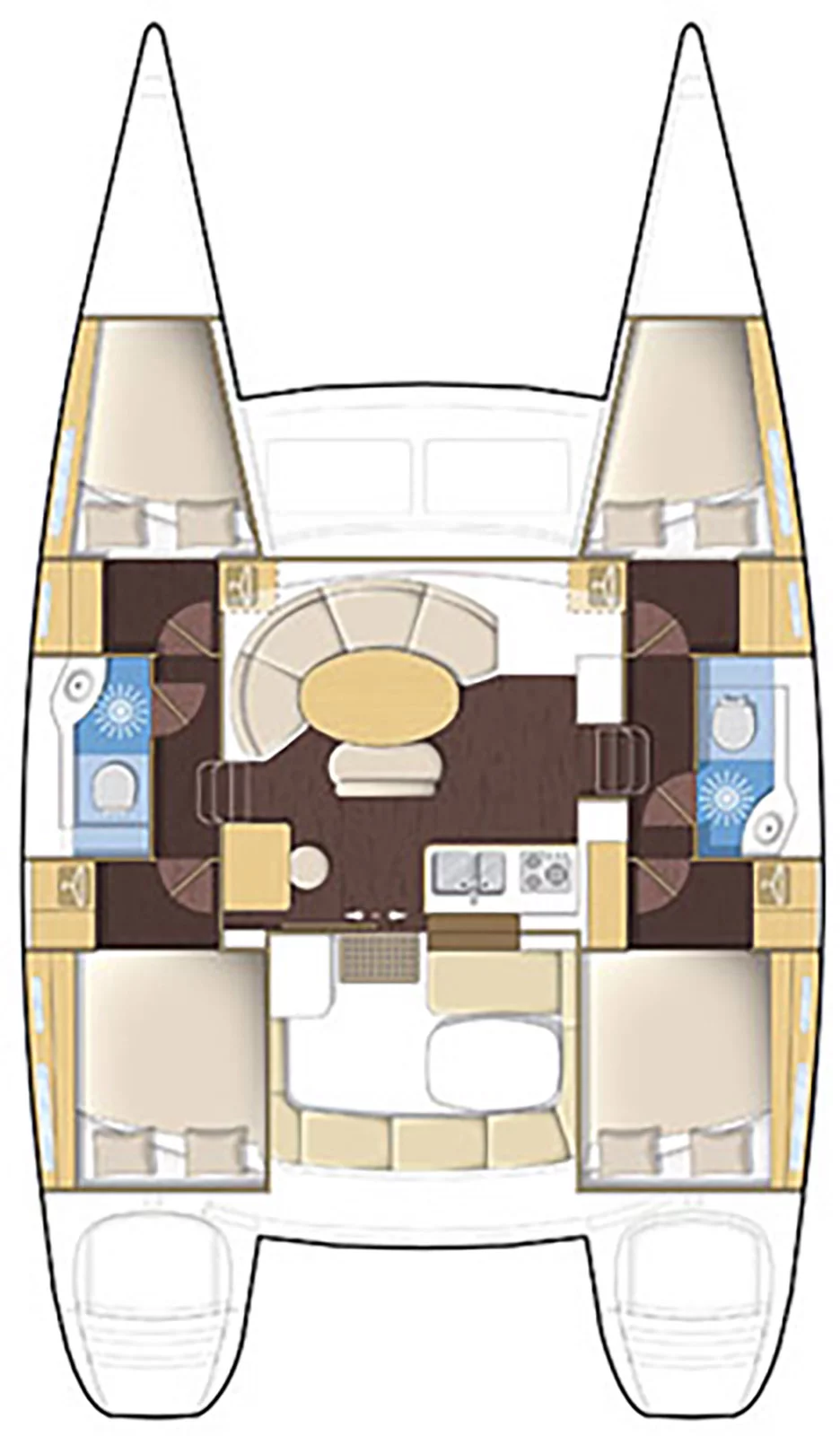 Lagoon 380 - 4 cab. (ECONOMY)  - 1