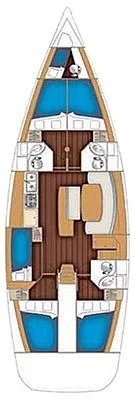 Cyclades 50.5 - 5 + 1 cab. (*ECONOMY)  - 1
