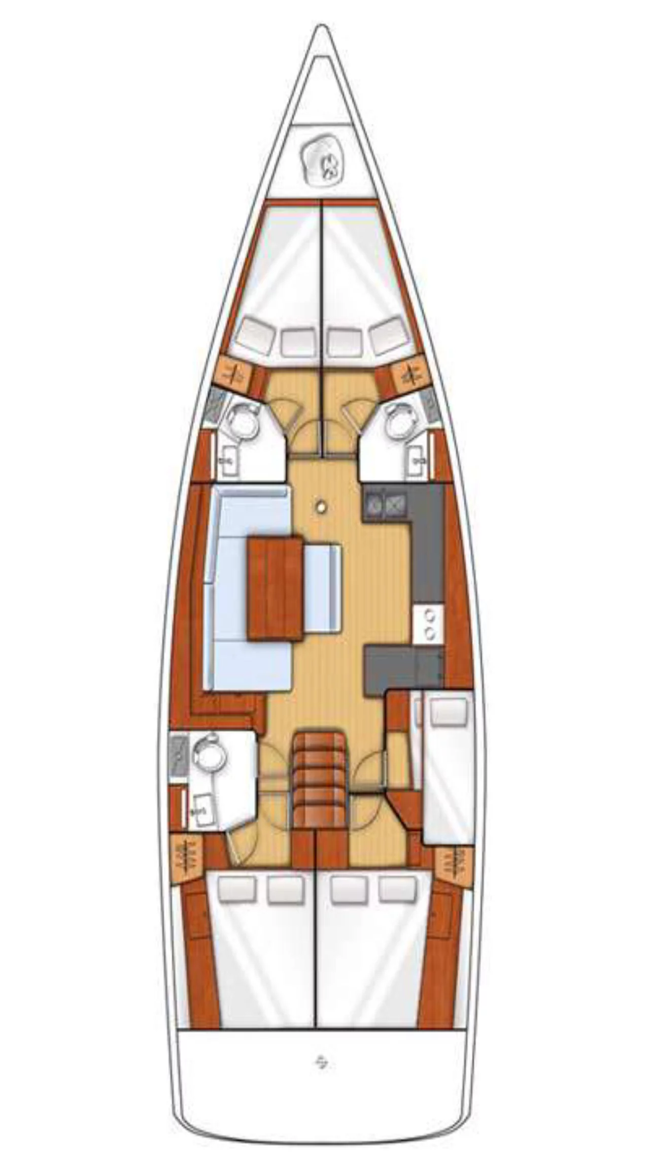 Oceanis 48 - 5 cab. (ECONOMY)  - 1