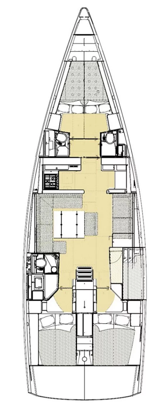 Dufour 520 GL (ECONOMY)  - 1