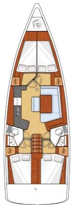 Oceanis 45 - 4 cab. (ECONOMY)  - 1